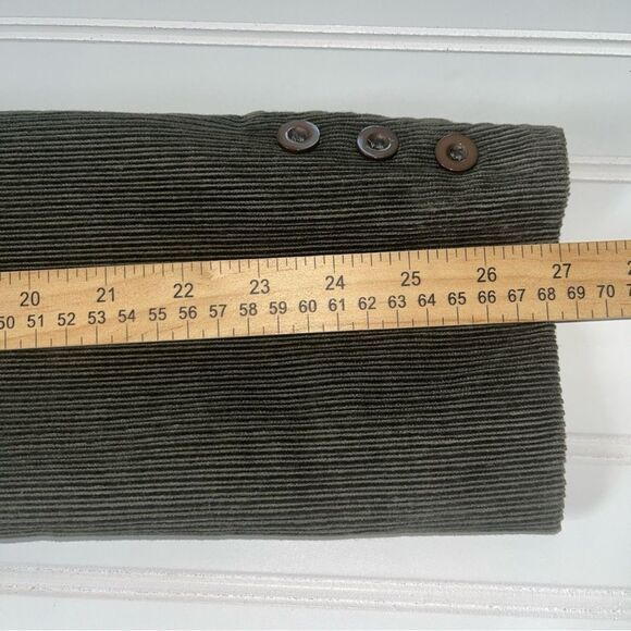 Guess Blazer Sports Jacket Corduroy Army Green Men's Size Medium Lined - Picture 6 of 10